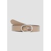 s.Oliver High Quality Leather Belt with Oval Clasp and Logo