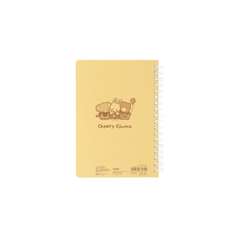 Sunstar Stationery S2642620 Sanrio Character Notebook, Ring Notebook, B6, Retro