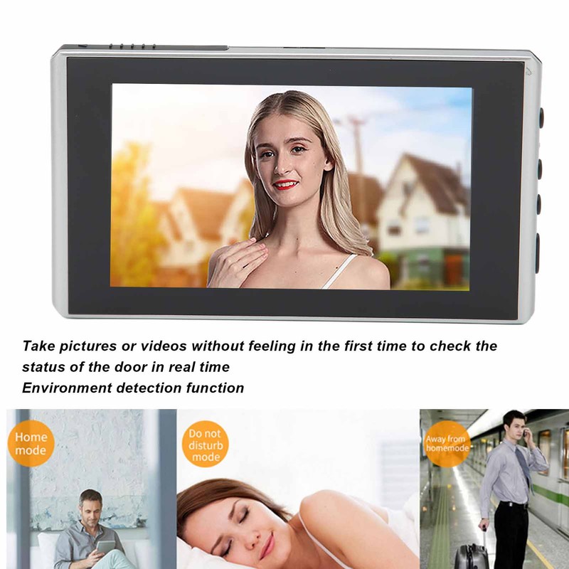 Digital Door Viewer Peephole 1080P Color Night Vision Human Body