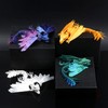 QINGMIAO 3D Printed Dragon, Feathered Wyvern Dragon, 3D Printing Toys,