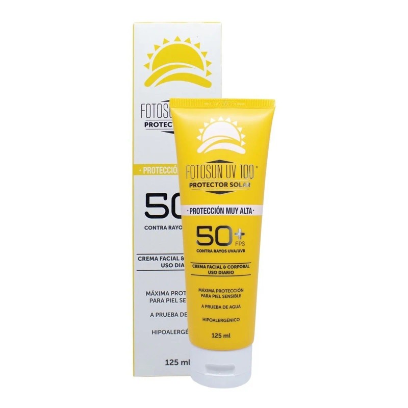 Protector Solar Facial Y Corporal Fotosun Resistente Al Agua