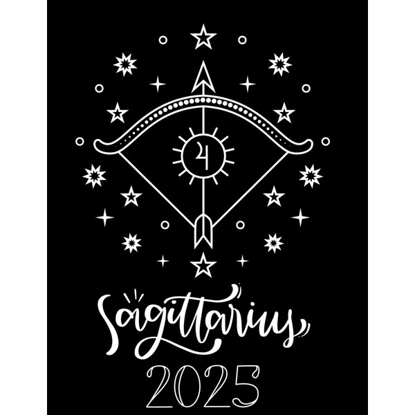 Moon And Astrology Daily Planner 2025 for Sagittarius | Calendar,