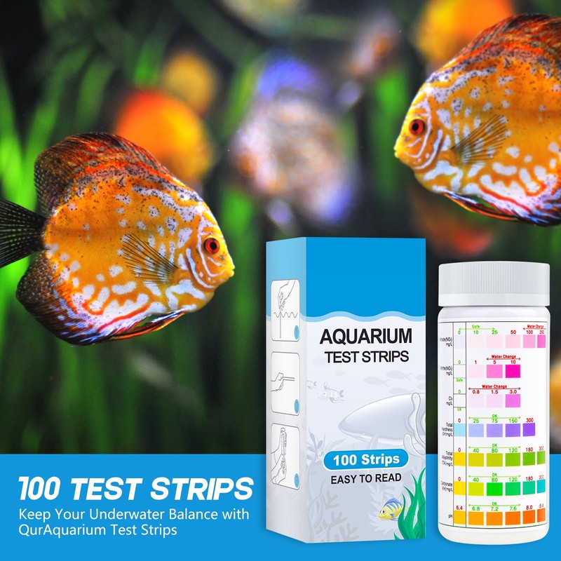 Gingersun 7 in 1 Aquarium Test Kit, Fish Tank Test