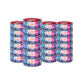 Chicken of the Sea Solid White Pure Albacore Tuna, Wild Caught, No Drain, 4 oz. Can (Pack of 24)