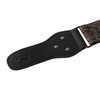 Electric Guitar Strap Adjustable Nylon Embroidered Shoulder Strap with Non