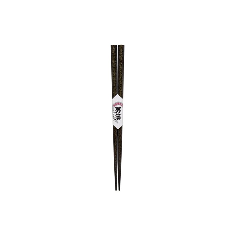 Kawai 125411 Chopsticks 125411, Ichhan Yachiyo, Black, 9.3 inches (23.5