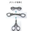 Idea Travel Folding Cut, Portable 8 Shape Small Scissors, Portable