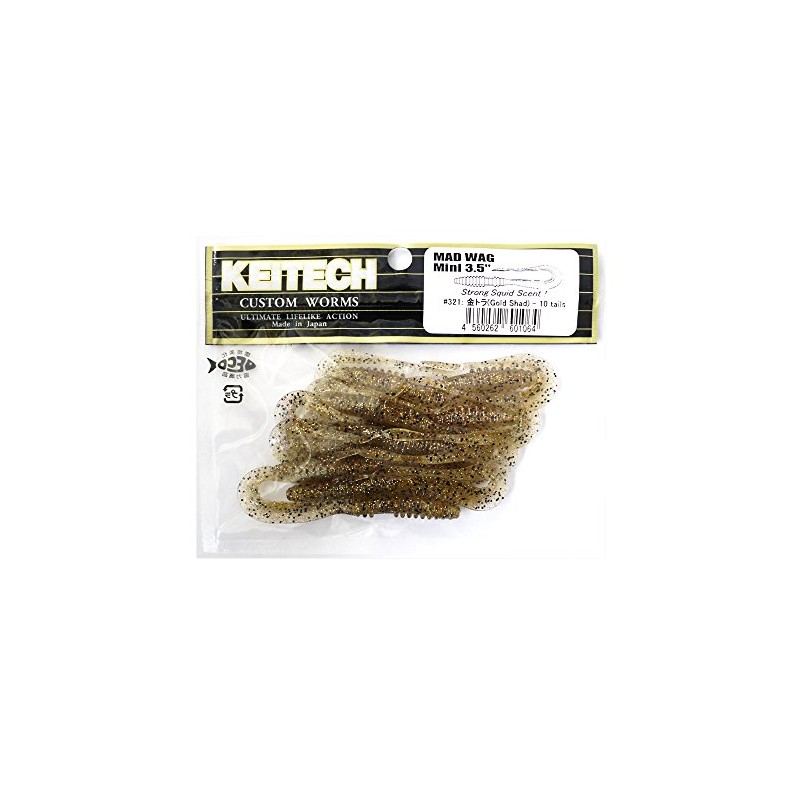 Keitech SOFT LURE MAD WAG - 9CM - PACK OF