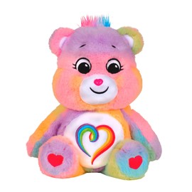Basic Fun Care Bears | Togetherness Bear 35cm Medium Plush | Collectable Cute Plush Toy, Cuddly Toys for Children, Soft Toys for Girls Boys, Cute Teddies Suitable for Girls and Boys Ages 4 22077