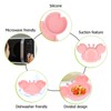 3pcs Toddler Divided Plate Set Silicone Baby Suction Plate Anti