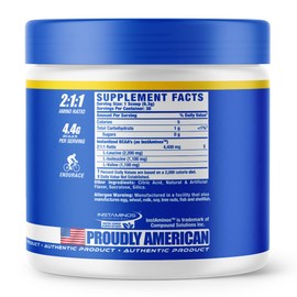 Ronnie Coleman's BCAA XS Powder with EAAs, Branched Chain Amino Acids Post Workout Muscle Recovery, Sugar Free Hydration Drink for Women and Men, Guava Nectarine, 30 Servings