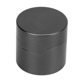VBESTLIFE Magnetic Billiard Chalk Holder,Aluminium Alloy Round Snooker Chalk Box with Fixed Clip Portable Billiard Accessories (Black)