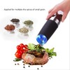 Gravity Electric Salt and Pepper Grinder Set, Battery Operated, Automatic