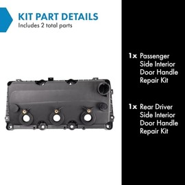 TRQ TRQ Left Valve Cover Compatible with 2007-2010 Chrysler Dodge
