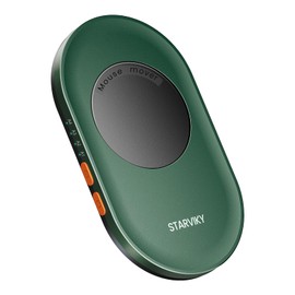 STARVIKY Mechanical Mouse Jiggler, Ultra-Slim Mouse Mover, with Adjustable Running Timer, Driver-Free Mouse Wiggler Shaker Silently Dark Green