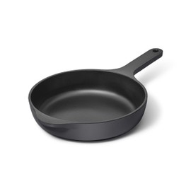 Caraway Cast Iron Skillet - 8” Enameled Cast Iron Pan With 3 Layer Enamel Coating - No Seasoning Required - Compatible With All Stovetops - Free From Forever Chemicals - Charcoal
