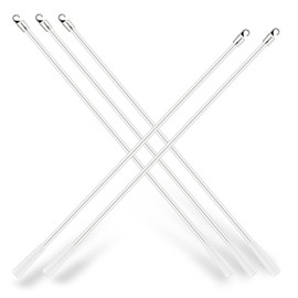 JUYO VONSAN 5pcs Curtain Pull Wand Blinds Wand Fiberglass Vertical Blinds Replacement Parts Blind Tilt Wand (5, 45 Inch in Length)