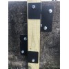 PostHugger™ 2Pc Railing/Side Post/Wall Mount/Fence Brackets For 4x4 or 4x6