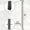 Steel Rebar Stakes 48 lnch 8 Pack Ground Stakes Heavy