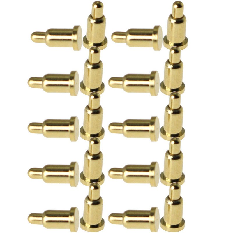 MEETOOT 20pcs Spherical Tipped Spring Loaded Probes Testing Pins Patch
