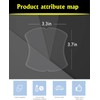 Logctee 4 Pack Clear Universal Car Door Handle Scratch Protectors,