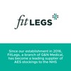 FITLEGS - Open-Toe Compression Stocking - 18mmHg AES DVT Prevention