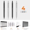 Four Candies 4PCS Metal Mechanical Pencils Set with Case, 0.5mm
