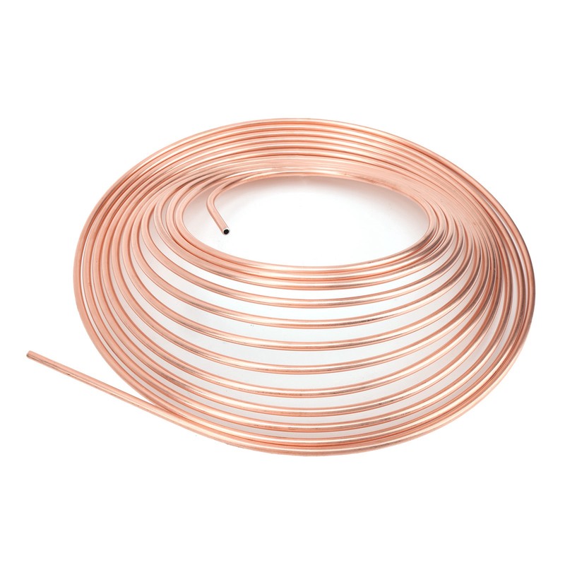 3/16in OD 25ft Copper Nickel Brake Line Tubing Kit Coil