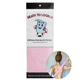 Death To Loofah Shower Towel Japanese Style Body Scrubber Back and Face Wash Cloth in One Say