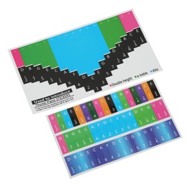 BALITY Kalimba Stickers, High Adhesion, Easy Clean Thumb Piano Stickers, No Damage, Attractive for Percussion Exercises (17 Tone Thumb Piano Universal)