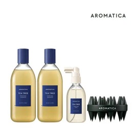 Aromatica Hair Care Product Set for daily shower and hair routines, Korean beauty hair care item, Aromatica Import, and Personal Care