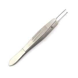 3 PCS CASTROVIEJO Forceps 4" 0.5MM Tying 1X2 Micro Stainless Steel Instruments by G.S ONLINE STORE