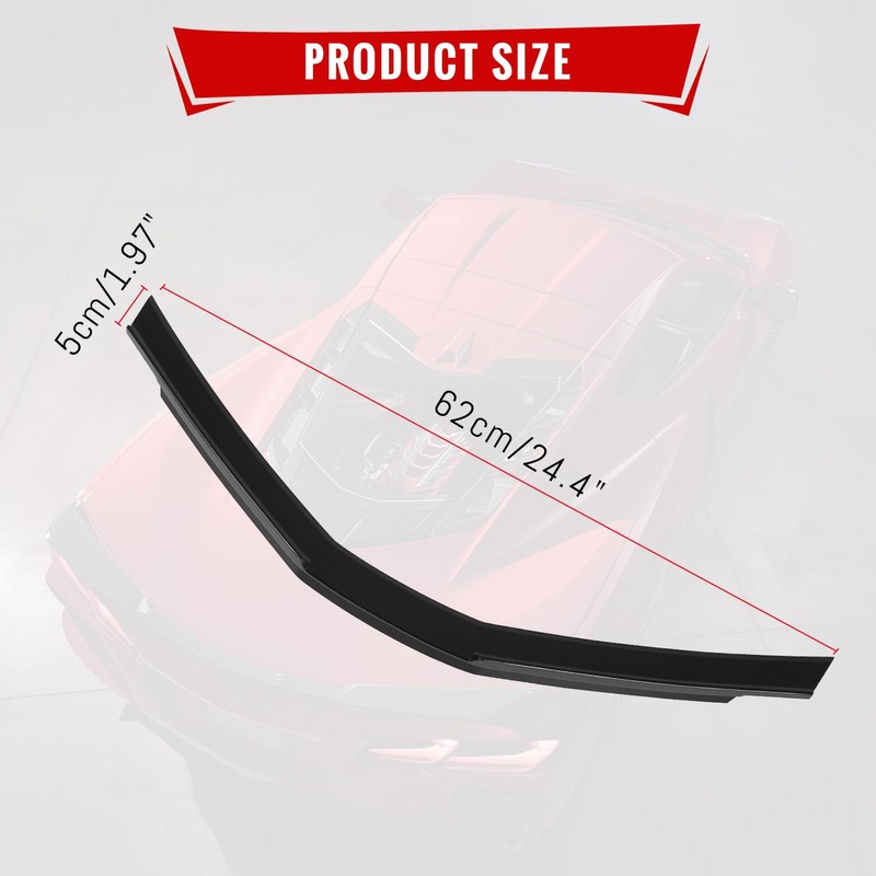 Bracingo Upgraded Rear Engine Bay Vent Cover Trim fit for