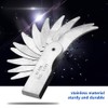 Radius Cone Gauge Stainless Steel Internal Concave Convex Measuring Tool