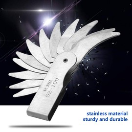 Radius Cone Gauge Stainless Steel Internal Concave Convex Measuring Tool (R52-100 mm)