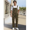 LONGBIDA Camo Overalls for Men Loose Fit Camouflage Jean Coveralls