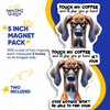 Funny Dog Magnets - Coffee Quote - Great Dane Art