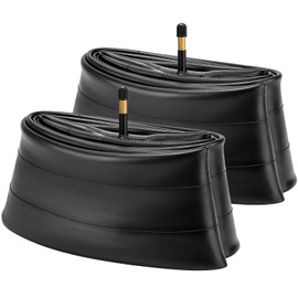 YunSCM 2-PCS 20x3 Heavy Duty Fat Bike Tubes 76-406 20x3.0 E-Bike Fat Tyre Tubes 20'' Compatible with 20x3.0-3.5 Mountain/Road/e Bike/Bicycle Tubes 20 x 3 20x3.50 90-406| AV48mm Schrader Valve