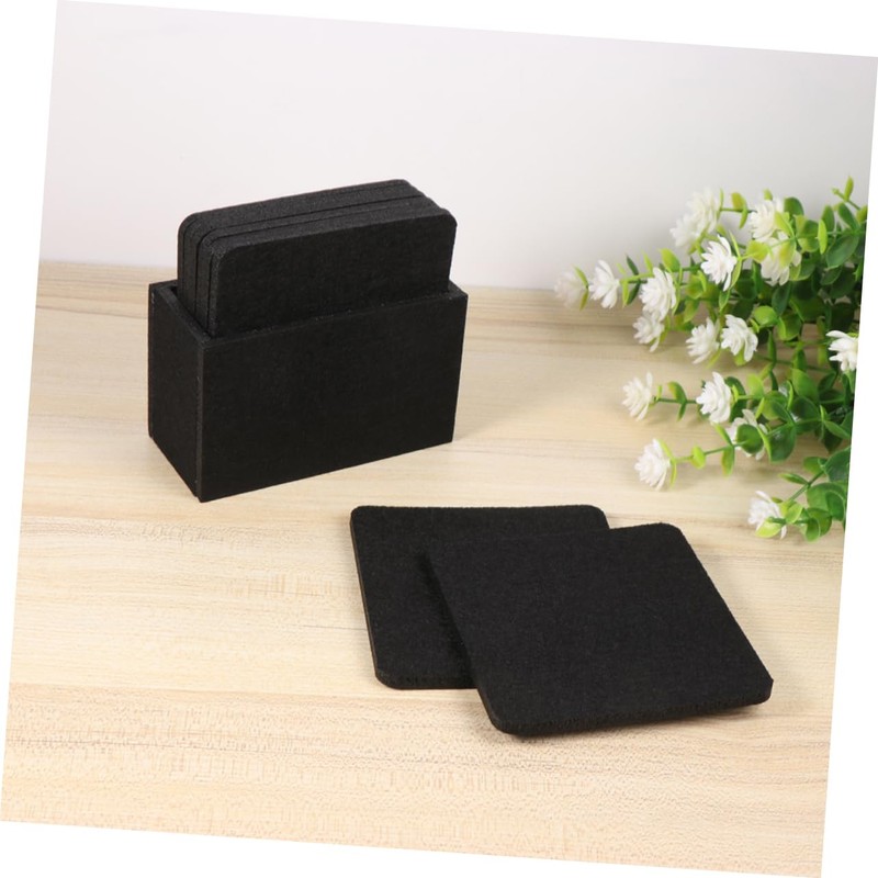 Gatuida 8pcs Water Absorption Coaster Thickened Nonwoven Insulation Pads Multi