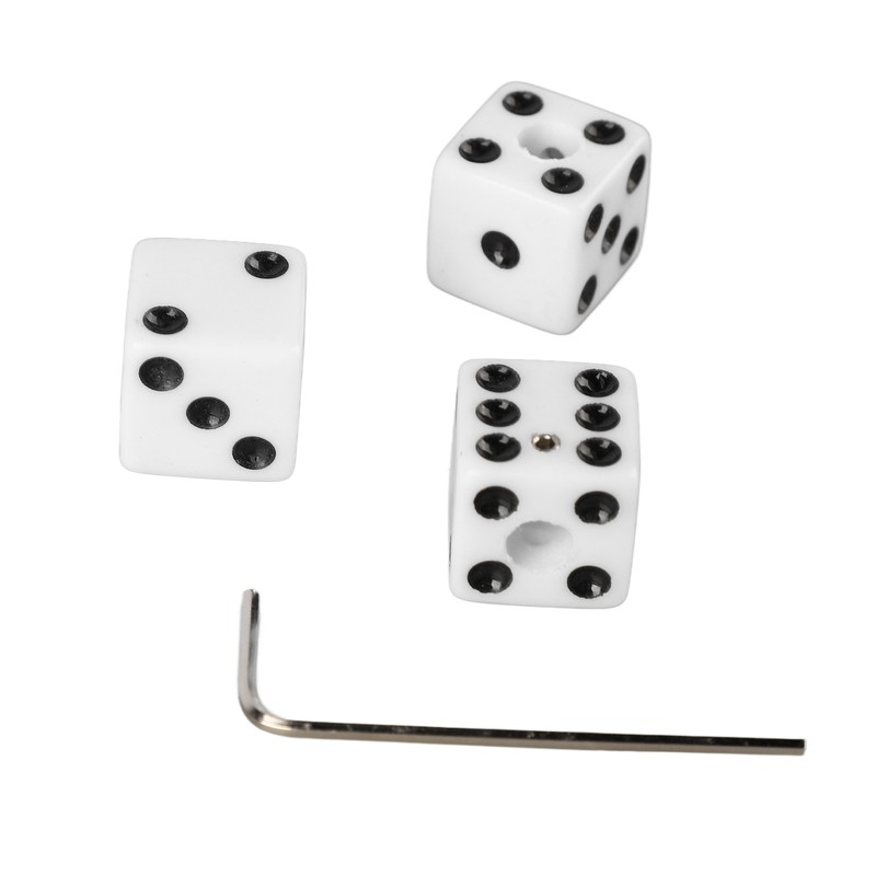 3PCS Guitar Volume Control Knobs Dice Shape Speed Control Knobs