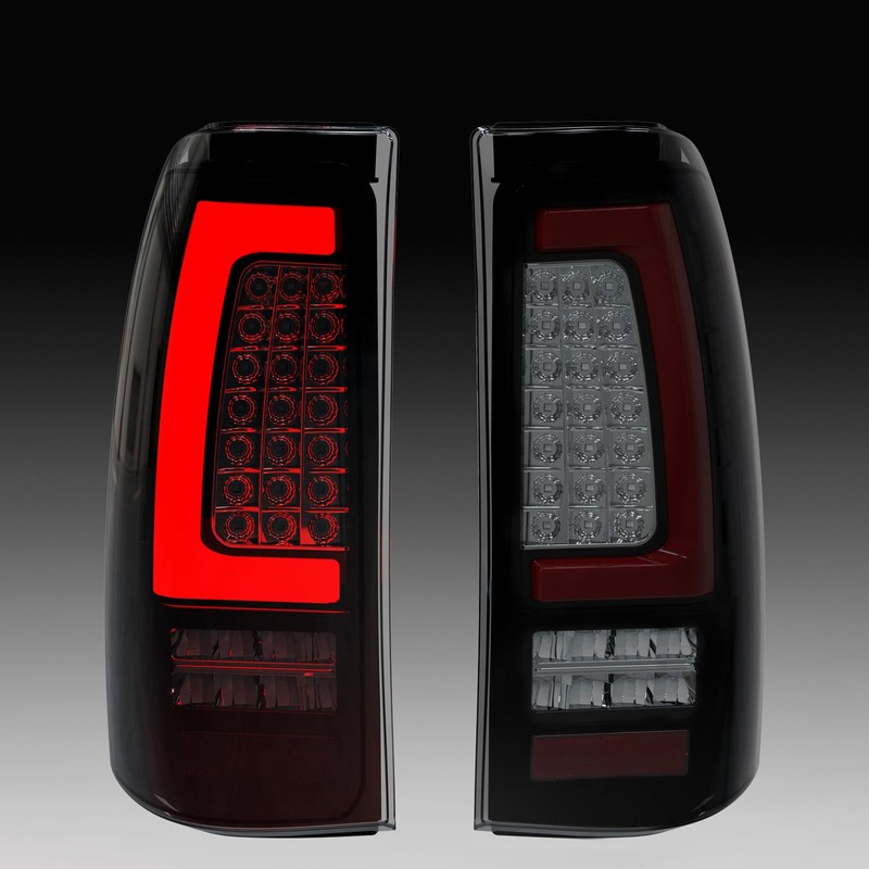 OKSIWA FULL LED Tail Light for 2003-2006 Chevy Silverado,Unique Shaped