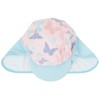 Playshoes Unisex Children's UV Protection Hat Swimming Cap Headwear, butterflies