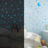 Glow Ceiling Stars Blue for Kids Bedroom, Glow in The