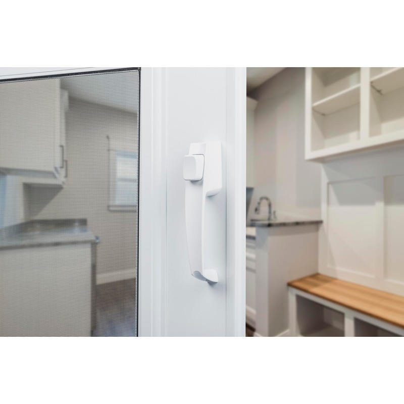 Wright Products Pneumatic Storm Door Closer & Push Button Latch