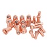 20Pcs Plasma Cutting Torch Nozzles Electrodes Brass Strong High Temperature