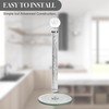 Decorative Paper Towel Holder, Silver Crystal Paper Towel Dispenser, Crushed