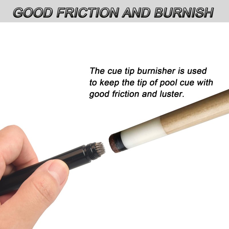 LAKE OF FIRE Square Pool Cue Chalk Holder – 2-in-1