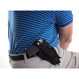 Hip Holster CP Max Compatible with MOSSBERG MC1 sc M&P Shield 9MM & 40 S&W 45 ACP 3.1" BRL 39 Shield 45 ACP 3.25" BRL Ruger PMM 40 45 EC9S SR9C SR40C KAHR 9Kimber Micro 9 0