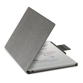 CoBak Case for Remarkable Paper Pro, Magnetic Cover with Corner Protector and Pen Holder Strap, Auto Sleep/Wake Folio Only for Remarkable Paper Pro Color Tablet 11.8" 2024 Release - Fabric Gray