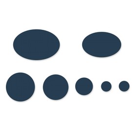 Down Jacket Repair Patches Dark Blue (Self-Adhesive)